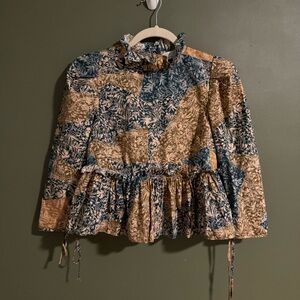 HUNTER BELL Willa Top in Prairie Patchwork